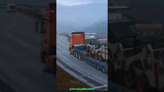 Truckers Of Europe3 0452 New Gotthard Pass Drive shorts [upl. by Yaner217]