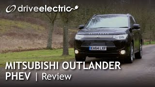 Mitsubishi Outlander PHEV Review  DriveElectric [upl. by Anelra540]