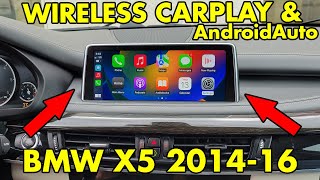 V2 Wireless CarPlay and AndroidAuto in BMW X5 F15 20142016 [upl. by Mignon]