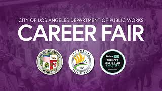 January 2024 City of LA Career Fair promotional video [upl. by Eiramave]