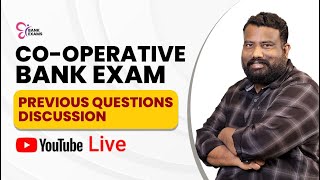 CO  OPERATIVE BANK EXAM  PREVIOUS YEAR QUESTION PAPER DISCUSSION  BANK EXAM 2023 [upl. by Floro]