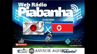 JAPÃO X COREIA DO NORTE  NARRAÇÃO AO VIVO  ELIMINATÓRIAS DA COPA  ÁSIA  21032024 [upl. by Adnomal]