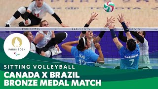 🇨🇦 Canada X Brazil 🇧🇷  Womens Bronze Medal Match  Sitting Volleyball  Paris 2024 Paralympics [upl. by Dric]