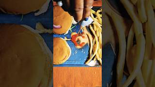 Eating McDonalds burger burger mcdonalds burgerviral shorts burgerlovers [upl. by Filberte81]