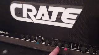 Crate G600xl half stack Deathmetal amps [upl. by Ahsin]