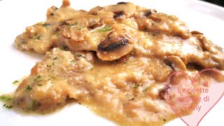 Scaloppine ai funghi morbide e cremose [upl. by Gninnahc]