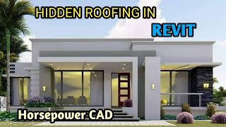 How to model hidden Roofing Coping and use Extrusions in  revit horsepowercad [upl. by Nishi]