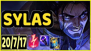 SYLAS VS AKALI  20717 KDA MID GAMEPLAY [upl. by Ojeitak]