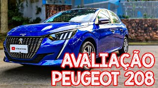 Avaliação novo Peugeot 208  Uma BELA FRENTEIRA mas por 98 mil sem turbo [upl. by Romeu]