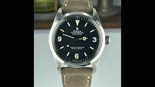 1964 Vintage Rolex Explorer 1016 Creamy Dial [upl. by Landri]