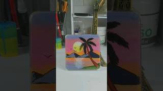 Painting on Glass 😱  shorts glasspainting art craft [upl. by Demah]