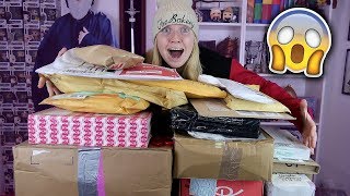 HUGE MYSTERY BIRTHDAY UNBOXING [upl. by Ardnuhs]