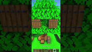 How to build Tree house 🌲🏠 in Minecraft minecraftbuilding minecrafttreehouse [upl. by Till]