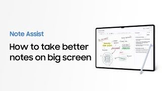 How to use Note Assist  Galaxy Tab S10 Series  Samsung [upl. by Ayotnahs]