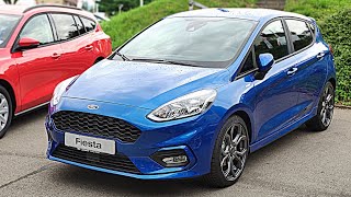 2019 New Fiesta STLine Dynamic Blue Exterior Interior [upl. by Steen592]