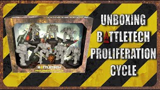 Unboxing Battletech Proliferation Cycle  TTM Ep012 [upl. by Ahsykal919]