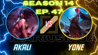 Proving Just How Hard It Is to Lose to Yone as Akali Ep 47 [upl. by Yllah334]