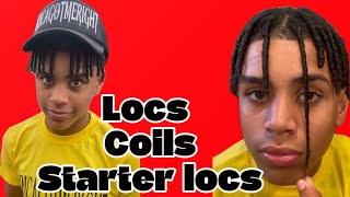 Locs coils starter locs dreads [upl. by Seana]