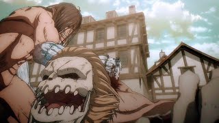 Eren vs Reiner amp Porco  Fight back AMV Konata x Generdyn [upl. by Sale]