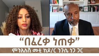 “በፈረቃ ነጠቃ” ምንአለሽ መቲ ከዶር ንጉሴ ነጋ ጋር  Menalesh Meti Oct 2024 [upl. by Litnahc]