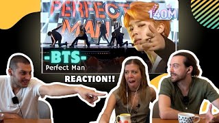 BTS  Perfect Man Original by SHINHWA  REACTION This is another level [upl. by Nayk]