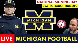 Michigan Football Recruiting News  2024 National Signing Day Special  Jim Harbaugh Rumors  LIVE [upl. by Essyla401]