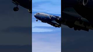 C17 Globemaster III takeoff in HNL Int’l Airport c17globemaster hnlairport planespotting 2024 [upl. by Emiatej]