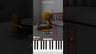 Waking in 3am and checking Phone 😔🧐🤯  Animation Meme emotanimation  Octave Piano Tutorial [upl. by Hermann]