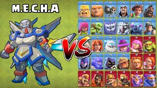 New MECHA vs Every Troops  Clash of Clans [upl. by Morgenthaler]