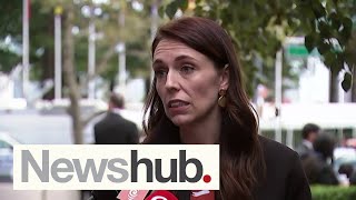 Jacinda Ardern fronts media after meeting UN Secretary General  Newshub [upl. by Hullda]