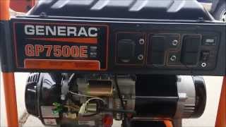 Generac GP7500E Consumer Review  The Good The Bad and The Ugly [upl. by Wynne]