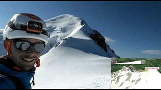 Massif du Mont Blanc  Mont Blanc à la journée voie normale [upl. by Gaylord]