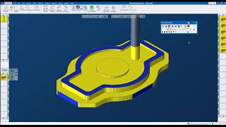 GibbsCAM Quickstart 1 Mill Roughing [upl. by Esinrahc]
