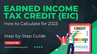 Earned Income Tax Credit for 2024 StepbyStep Guide [upl. by Brey]