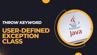 User Defined Exceptions in java amp role of throw keyword [upl. by Brandea93]