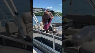 A quickdeploying fullcoverage pontoon fender that stays in place fender pontoon boats lake [upl. by Eedna]