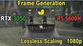 Lossless Scaling en Hogwarts Legacy con una Victus 16  RTX 3050 4GB  Ryzen 5 5600H  1080p [upl. by Muns]