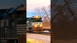 Norfolk Southern Autorack Rumbling Through Coal City [upl. by Enidanreb]