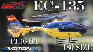 RotorScale EC135 180 Size Gyro Stabilized Helicopter  Motion RC [upl. by Belen400]