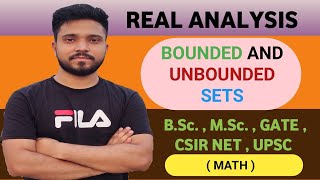 Real analysis  bounded and unbounded sets definition with examples [upl. by Mcclure]