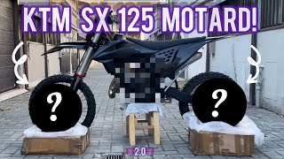 Facciamo Finalmente il KTM MotrdSupermoto project ep2 KTM 125sx [upl. by Dole]