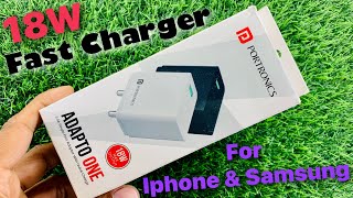 Portronics 18W Fast Charger  Safe For Mobile Or Not [upl. by Trinidad648]