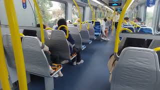 Train ride to Oakleigh station walk around Melbourne [upl. by Devland333]