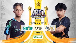 MDL PH S2 W4D1 OMGN vs RSGM Game 3 [upl. by Aksehcnarf]