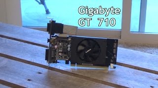 Geforce GT 710 Review 2GB From Gigabyte [upl. by Annahs]