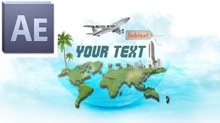 Free Travel Intro After Effect Template [upl. by Ahsilahk]