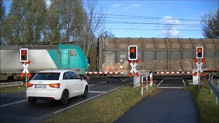 Spoorwegovergang Gildehaus D  Railroad crossing  Bahnübergang [upl. by Monson133]