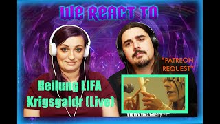 Heilung  LIFA  Krigsgaldr LIVE First Time Couples React [upl. by Alikat]