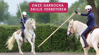 Garrocha training met Jolanda Adelaar ♥  Snuitje trailerladen voor een show  𝘚𝘯𝘶𝘪𝘵𝘢𝘣𝘭𝘦 [upl. by Paulette]