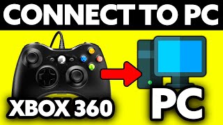 How To Connect Xbox 360 Controller to PC without Receiver 2024 [upl. by Anailli]